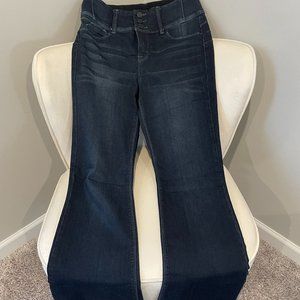 PRICE DROP!  Laurie Felt Dark Wash, Boot Cut Silky Denim Jeans - Size SMALL